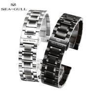 Seagull Seagull Original Ocean Star สายนาฬิกา สายเหล็ก Stainless Steel Butterfly Buckle Watch Chain Accessories 18 20mm