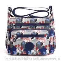 hot【DT】﹉  Fashion Floral Pattern Womens Shoulder Durable Fabric Handbag Large Capacity Multi-pocket Female