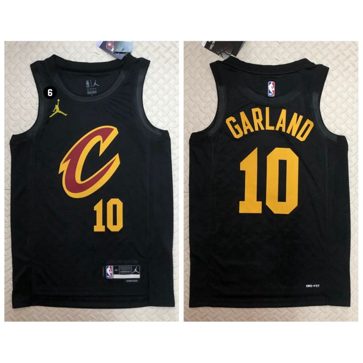 เสื้อกีฬาบาสเก็ตบอล-cleveland-cavaliers-darius-garland-สีดํา-สําหรับผู้ชาย-2022-23