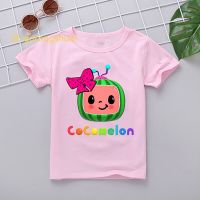 Kids T Shirt For Boys Kid Girls Clothes Children Tshirt Girl-Clothing Cocomelon Cartoon Pink Graphic Tee cute Kawaii baby boy T-shirts 445