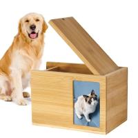 dyhewa Pet Ashes Urns Photo Wooden Funeral Cremation Urns With Photo Frame Funeral Wooden Pet Cremation Urns Memorial Urns For Pet