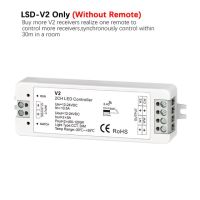 ตัวควบคุมไฟ Led Cct 12V 24V 10a 2ch Rf 2.4G รีโมทไร้สาย Ww Cw Smart Wifi หรี่สำหรับ Dual White Single Color Ct Led