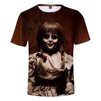 2023 NewHorror ภาพยนตร์ Annabelle พิมพ์ Tshirt Streetwear T Harajuku Tshirt Tee