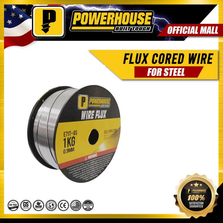 POWERHOUSE Metal Steel Self Shielding Flux Cored Wire Cable For MIG ...