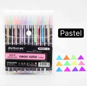 Neon Color Gel Pen Set - Metal, Pastel, Highlighter, and Glitter, Artiful  Boutique