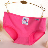 【YXC】Cotton Panties Wholesale Cotton Panties Candy Color Simple Womens Panties Solid Color Womens Panties