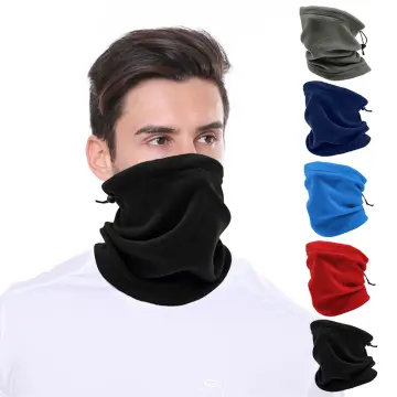 Men Winter Scarf Ring Women Knitted Scarves for Men Neck Shawl Snood Warp  Collar Warm Male Soft Outdoors Fleece Scarves