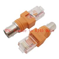 BNC Female Jack to RJ45 Male Plug RF Coaxial Connector Adapter Converter For Monitoring Equipment Machine