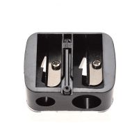 Double hole Eyebrow pencil sharpener Learn office stationery