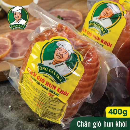 Chỉ giao hcm & hà nội chân giò hun khói 400g ông già ika - ảnh sản phẩm 5