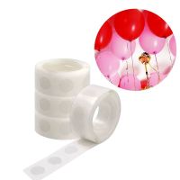 100pcs/roll Double-sided Adhesive Dots Transparent Removable Balloon Adhesive Tape Glue for DIY Craft Wedding Birthday Party Balloons