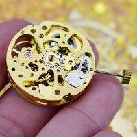 Gold Color Skeleton 2003 Movement Ordinary Pendulum Adjustment Radiation Pattern Fully Automatic Watch Movement