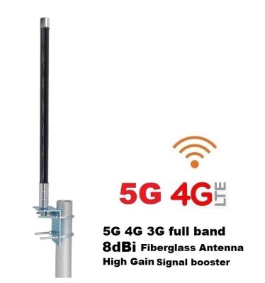 เสาอากาศ 5G 4G 3G High Performance 8dBi Outdoor Base station Omni Waterproof 4G 5G GSM fiberglass Antennas