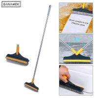 【TIMIN Home Tools】 2 In 1 Magic Broom Mop ทำความสะอาดพื้น Squeegee 120 ° หมุนรอยแยกแปรงสำหรับห้องน้ำห้องน้ำ Window Gap เครื่องมือทำความสะอาด