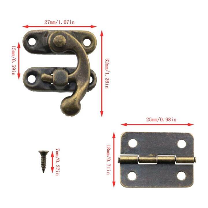 small-box-hinges-bronze-antique-right-latch-hook-hasp-with-hinges-and-screws-for-wood-jewelry-box-gift-catch-lock-hook