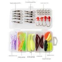 Furakuma 54 Pcs escopic fishing rod set childrens rod fishing reel accessories fishing rod bag Portable fishing gear