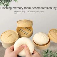 Decompression Steamed Stuffed Bun Toy Kneading Simulation Steamed Stuffed Bun Decompression Birthday Lovers Gift Trickery Toy