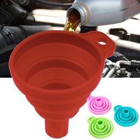 Mini Car Auto Engine Funnel Gasoline Oil Fuel Diesel Liquid Washer Fluid Change Fill Transfer Collapsible lab Long Neck Funnel