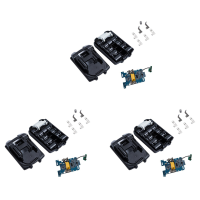 3X BL1830 18V Battery Protection Board with Single Protective Detection Sleeve for Makita 18V Power Tool BL1815 BL1835