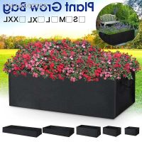 ❁ Rectangle Felt Planting Bag Garden Planting Container Grow Bags Breathable Pot For Plants Nursery Pot For Ornamental Vegetable