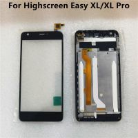 สำหรับ Highscreen Easy XL LCD &amp; หน้าจอสัมผัส Digitizer Highscreen Easy XL Pro อุปกรณ์การแสดงหน้าจอภาพทดแทน