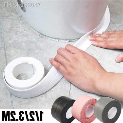 ﺴ PVC Waterproof Wall Sticker Self Adhesive Sink Stove Crack Sealant Tape Kitchen Bathroom Bathtub Corner Waterproof Mold Proof