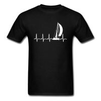 Boat Surfer Heartbeat Wave Funny Tshirt Mens Round Collar Summer Design Tops Shirt All Cotton Casual Top T-shirts Men - T-shirts - AliExpress