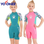 Yoomee 2.5Mm Neoprene Đồ Bơi Ngắn Trẻ Em Áo Quần Lặn Đồ Bơi Cô Gái Áo Tắm