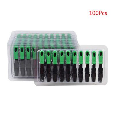 100Pcs Lot Quick Field Assembly FTTH Embedded Fiber Optic Fast Connector SC APC SM Fiber Optic SC UPC Cold Connector