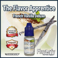 The Flavor Apprentice French Vanilla Deluxe - กลิ่นวนิลลาฝรั่งเศสสูตรพิเศษ - กลิ่นผสมอาหาร - ผ่านการรับรองจาก อย. ประเทศไทย บรรจุและขายโดย Flavorfy กลิ่นผสมอาหารอเนกประสงค์ เหมาะสำหรับ ลูกอม, กัมมี่, น้ำผลไม้, เบเกอรี่, ไอศครีม, ของเหลวอื่่นๆ