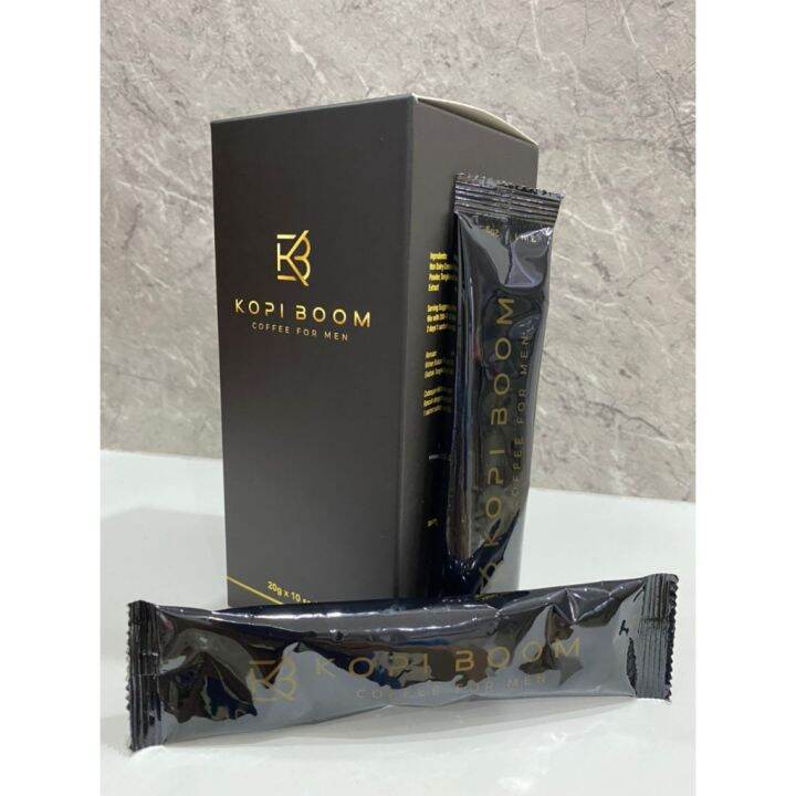 New kopi boom original 1 kotak 10 sachet kopi juang pejuang kingz lelaki Lazada