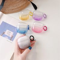 READY STOCK!  Dreamy Transparent Gradient &amp; Blue for Baseus E3 Soft Earphone Case Cover