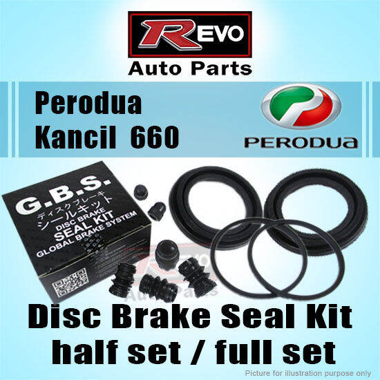GBS Japan Disc Brake Caliper Repair Kit Perodua Kancil 660 Front Depan