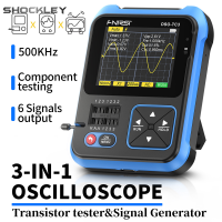 FNIRSI Shockley ออสซิลโลสโคปแบบดิจิตอลดีโซ-TC3 LCR ตัวทดสอบทรานซิสเตอร์เมตรแบบสามในหนึ่งขนาดเล็กขนาดถือได้สโคปแบบพกพา