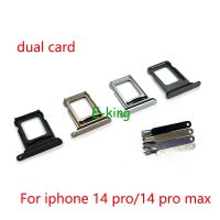 ซ็อกเก็ตสำหรับ iPhone 14 Pro Max ซิมช่องเสียบบัตรที่ใส่ถาดซิมเครื่องอ่านการ์ดอะไหล่ทดแทน LKT37122