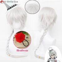 Nikolai Gogol Cosplay Wig Anime Bungo Stray Dogs Season 4 Nikolai Gogol Wigs Long White Braid Heat Resistant Hair Wigs + Wig Cap