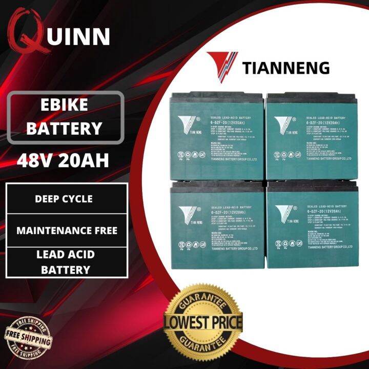 EBike Tianneng Battery 48V 20AH For Electric Bike/Electric Scooter ...