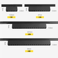 10W 20W 30W 40W CREE LED Track Light LED Ceiling Lamp COB AC85-265V LED Linear Light Floodlight Rail Lamps for Home Shop Stores