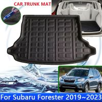 สำหรับ Subaru Forester SK 2023 2022 2021 2020 2019ถาดท้ายรถกระบะท้ายรถยนต์เสื่อดินสอเขียนขอบตากันน้ำท้ายรถพรมปูพื้นอุปกรณ์ตกแต่งรถ