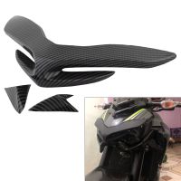 Front Headlight Headlamp Upper Cover Beak Nose Cone Extension Cowl Carbon Look For KAWASAKI Z 900 Z900 ZR900 ABS 2017 2018 2019