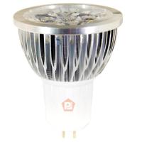 PL หลอดไฟ LED ดาวน์ไลท์ (แสงวอร์ม/แสงขาว) ไฟ DC12V 4.5W / AC220V 5W ขั้ว MR16 รุ่น P04-MR16-(12V-4.5W/220V-5W)-(3000K/6400K)