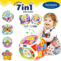 Bonbebe 7in1 Edu-cube กล่องกิจกรรม 7 ด้าน รุ่นใหญ่ ของเล่นเสริมพัฒนาการ เสริมทักษะ กล่องกิจกรรมดนตรีใหญ่ 7 ด้าน แบรนด์จากเกาหลี