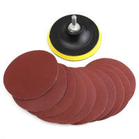 12Pcs 100Mm Sanding Disc Pad With Backer Pad For Drill Grinder Rotary Tools