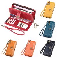 【CW】✢  New Brand Hollow Clutch Leather Wallet Female Purse Money IPhone Carteira