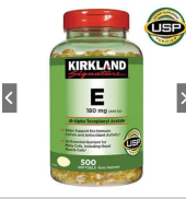 Vitamin E 400 IU 500 Viên Kirkland Của Mỹ,
