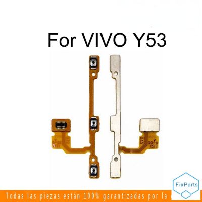 ใหม่สำหรับ VIVO Y53 Y53A Y53L เปิด/ปิดสวิตช์เปิดปิดคีย์ด้านข้างที่ปรับเสียงขึ้นลงสายเคเบิลงอได้