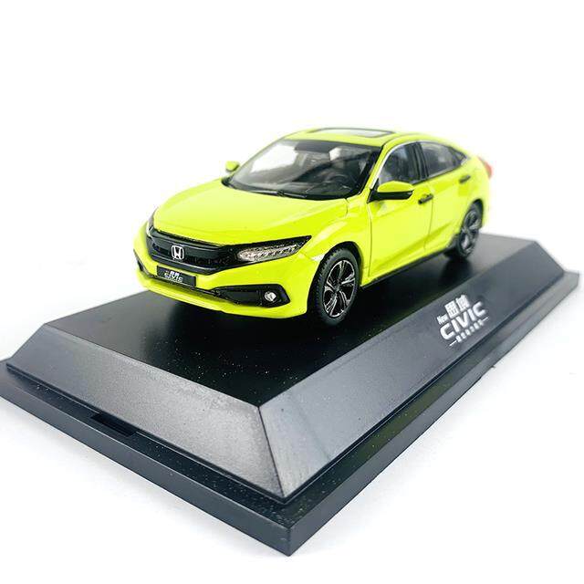 1-43-scale-honda-2019-civic-coupe-simulation-diecast-alloy-car-model-collectibles-static-ornament-gift-toy