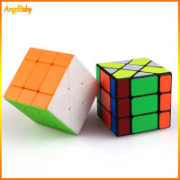 AngelBaby Qiyi 3x สติกเกอร์3ลูกบาศก์ความเร็วกังหันลมลูกบาศก์มายากลของเล่นพัฒนาสมองของเล่นปริศนาสำหรับเด็กของขวัญ