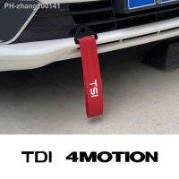 Car Bumper Decor Nylon Trailer Towing Rope Auto Accessories For VW Volkswagen TSI TDI 4Motion Jetta Tiguan Touareg Beetle Arteon