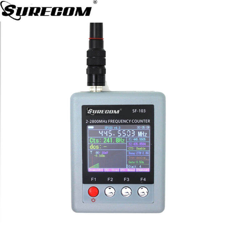 Portable Frequency Counter SF103 Frequency Meter 2Gen 2MHz2.8GHz SF103 For DMR & og